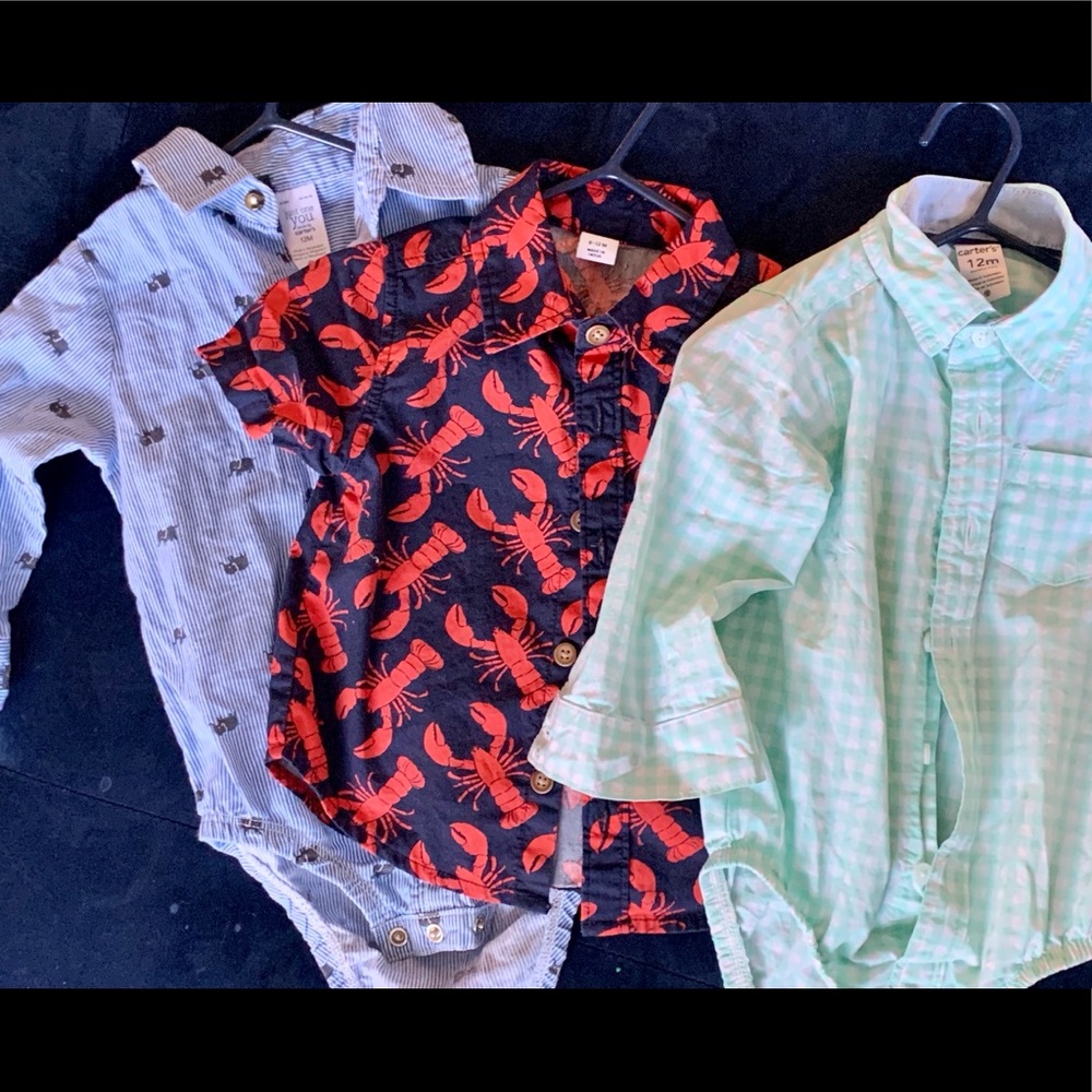 Toddler button down lot Carters/Old Navy 12 months